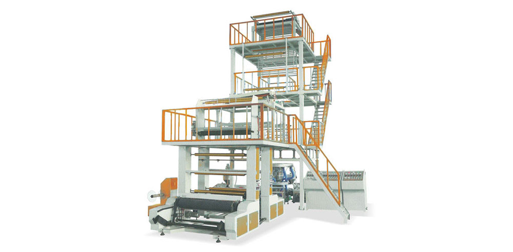 CH-HL-3FM1000/1200/1500三層共擠旋轉(zhuǎn)機(jī)頭吹膜機(jī)